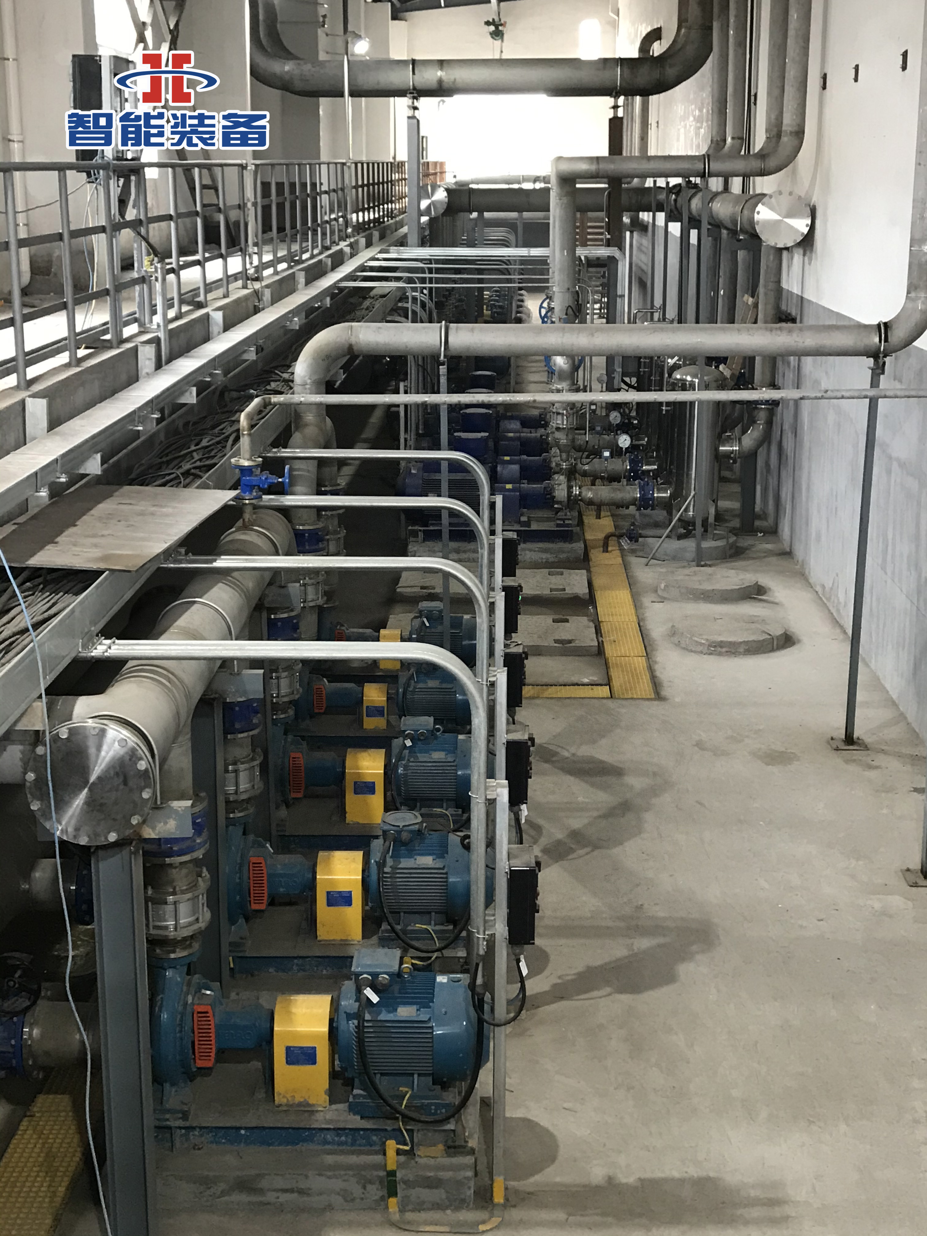 泵区储水送水管道安装